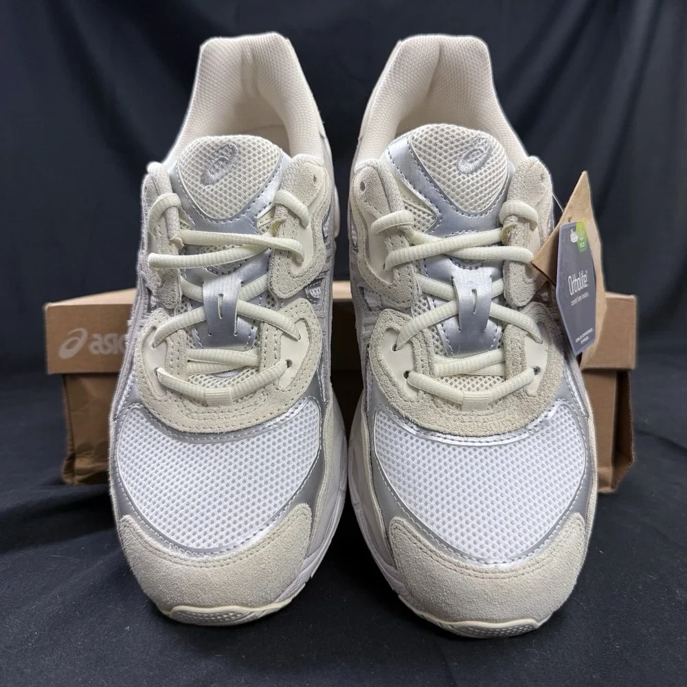 Size 9.5 Asics Gel-NYC 'Cream Oyster Grey' 1201A789-103 Men's Sneakers